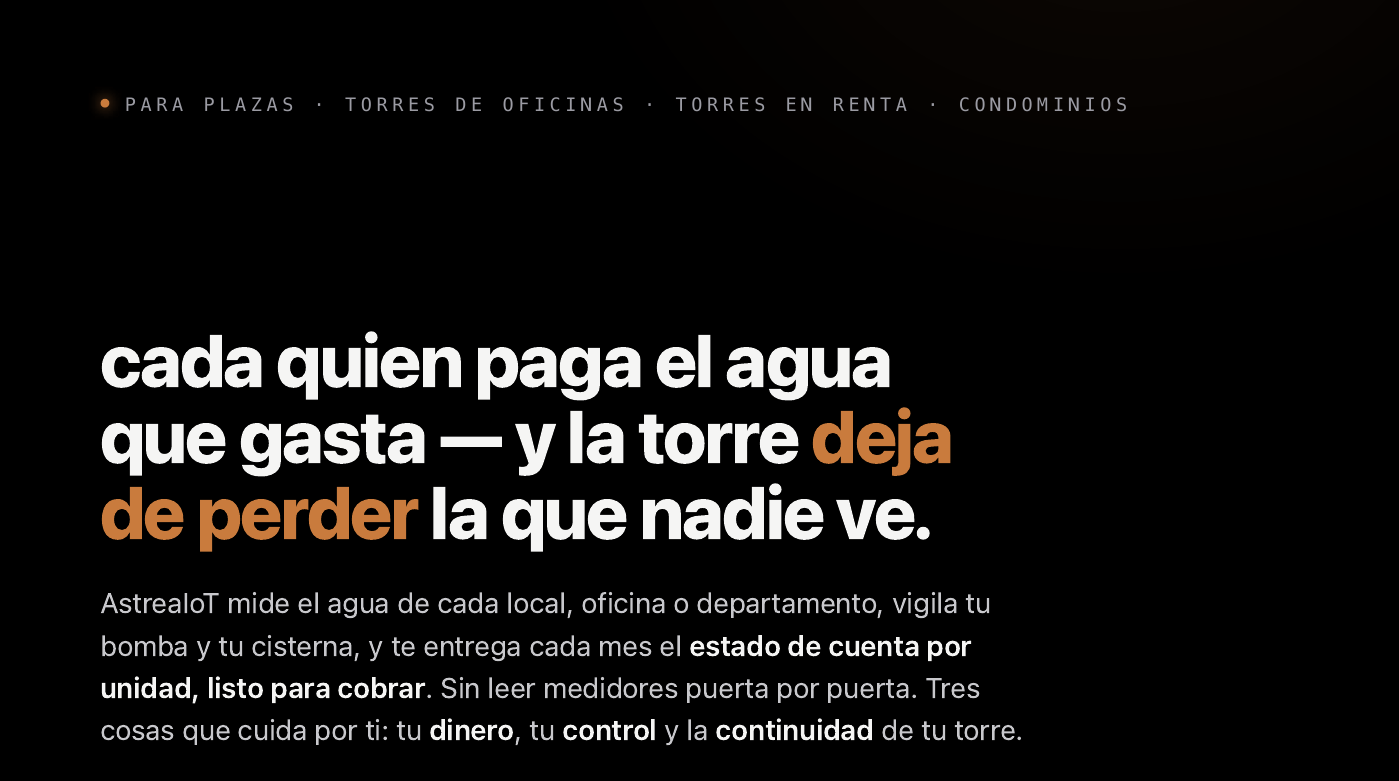submedición de agua por unidad